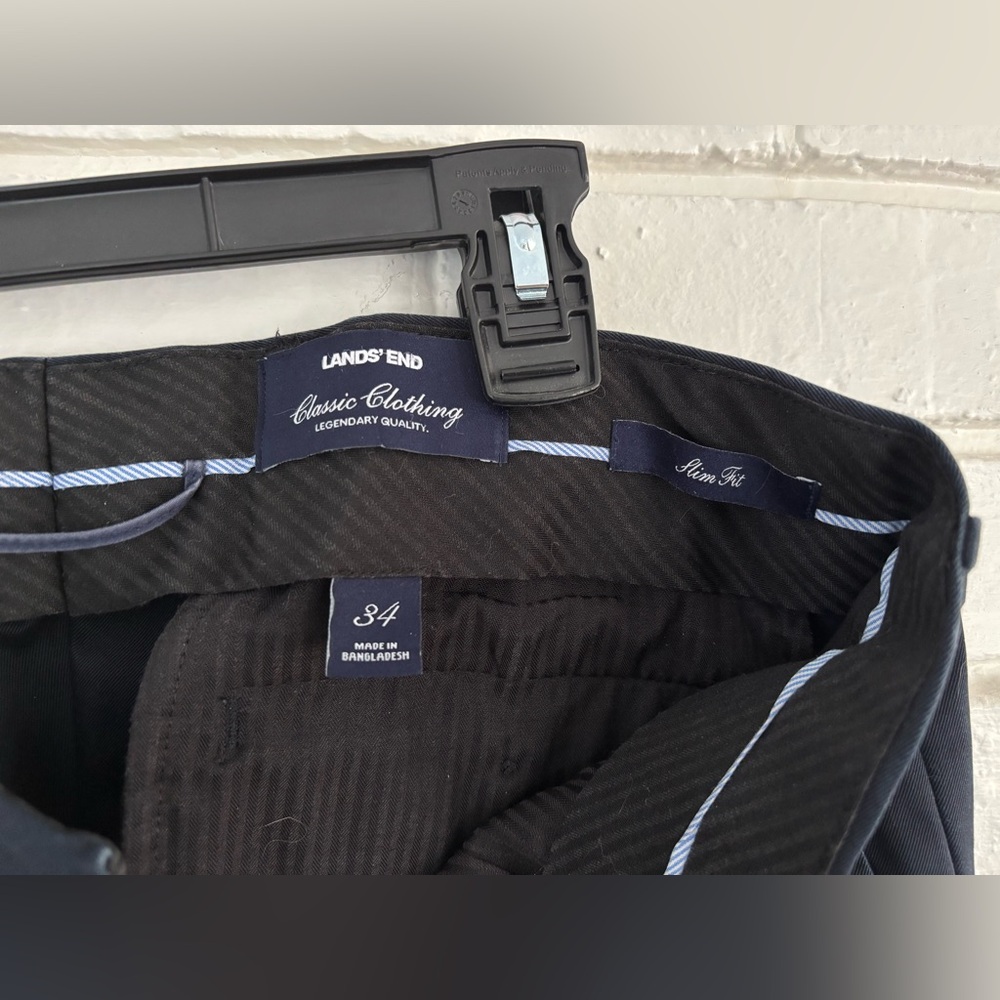 Land’s End Men’s Dress Pants (black)